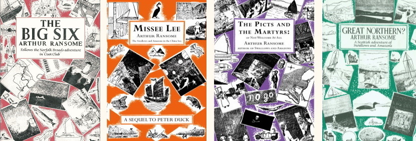 Les quatre derniers titres en anglais de la série “Swallows an Amazons” d’Arthur Ransome