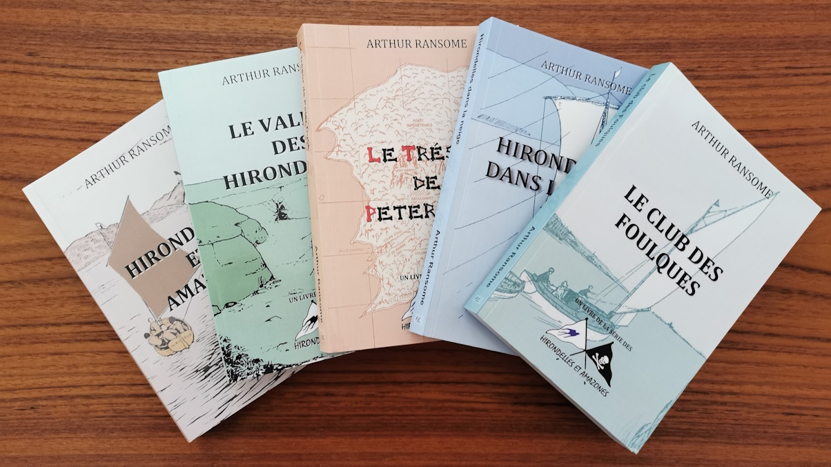 Titres 1 à 5 de la série Hirondelles et Amazones